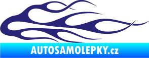 Samolepka Plameny 055 střední modrá