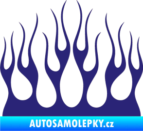 Samolepka Plameny 084 střední modrá