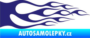 Samolepka Plameny 086 střední modrá