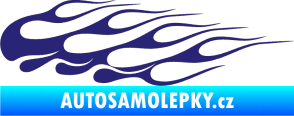 Samolepka Plameny 091 střední modrá