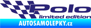 Samolepka Polo limited edition levá střední modrá