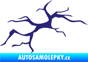Samolepka Prasklina 001 střední modrá