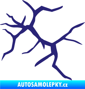 Samolepka Prasklina 007 střední modrá