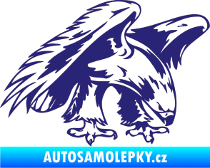 Samolepka Predators 001 pravá orel střední modrá
