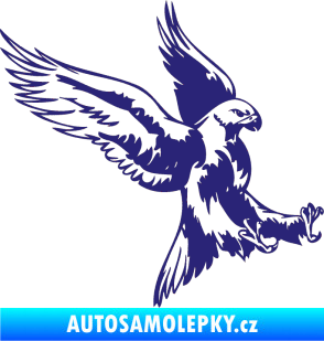 Samolepka Predators 003 pravá střední modrá