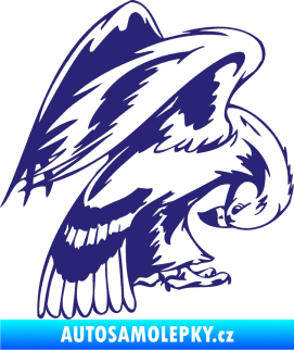 Samolepka Predators 017 pravá střední modrá