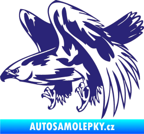 Samolepka Predators 034 levá střední modrá