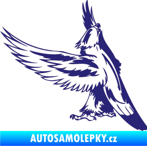 Samolepka Predators 054 levá orel střední modrá
