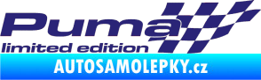 Samolepka Puma limited edition pravá střední modrá