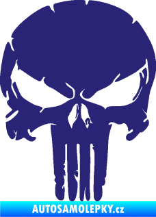 Samolepka Punisher 004 střední modrá