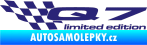 Samolepka Q7 limited edition levá střední modrá