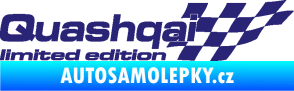 Samolepka Quashqai limited edition pravá střední modrá