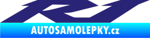 Samolepka R1 001 střední modrá