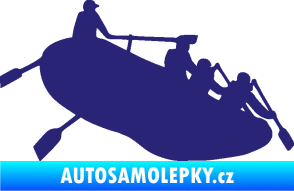 Samolepka Raft 001 pravá střední modrá