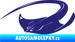 Samolepka Rejnok 002 levá střední modrá