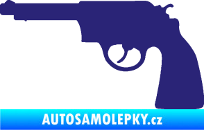 Samolepka Revolver 002 levá střední modrá