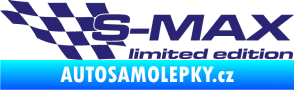 Samolepka S-MAX limited edition levá střední modrá