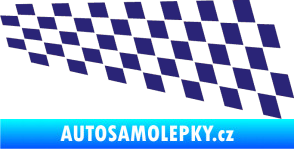Samolepka Šachovnice 033 střední modrá