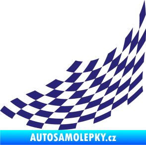 Samolepka Šachovnice 039 střední modrá
