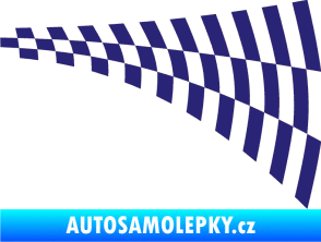 Samolepka Šachovnice 047 střední modrá