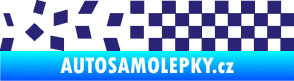 Samolepka Šachovnice 081 střední modrá