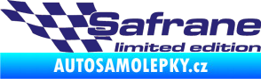 Samolepka Safrane limited edition levá střední modrá