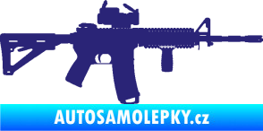Samolepka Samopal 003 pravá střední modrá