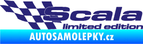 Samolepka Scala limited edition levá střední modrá