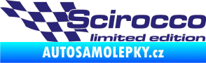 Samolepka Scirocco limited edition levá střední modrá