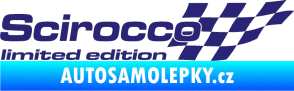 Samolepka Scirocco limited edition pravá střední modrá