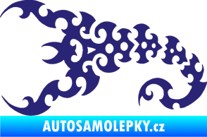 Samolepka Štír 015 levá střední modrá