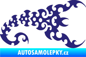 Samolepka Štír 015 pravá střední modrá