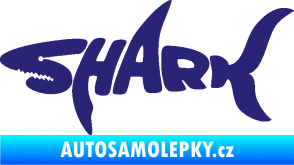 Samolepka Shark 001 střední modrá