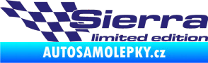 Samolepka Sierra limited edition levá střední modrá