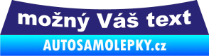 Samolepka Škoda Rapid - zadní střední modrá