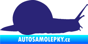 Samolepka Šnek 001 pravá střední modrá