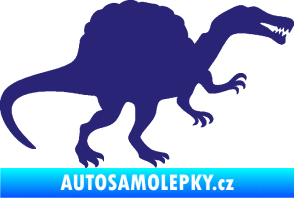 Samolepka Spinosaurus 001 pravá střední modrá
