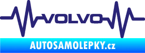 Samolepka Srdeční tep 020 volvo střední modrá