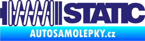 Samolepka Static 001 střední modrá