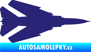 Samolepka Stíhací letoun 007 pravá MIG střední modrá