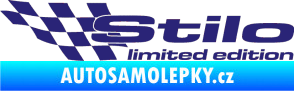 Samolepka Stilo limited edition levá střední modrá