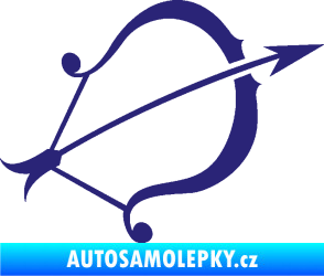 Samolepka Střelec 002 pravá střední modrá