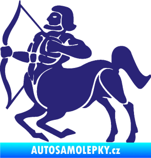 Samolepka Střelec 004 levá střední modrá