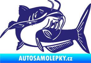 Samolepka Sumec 001 pravá střední modrá