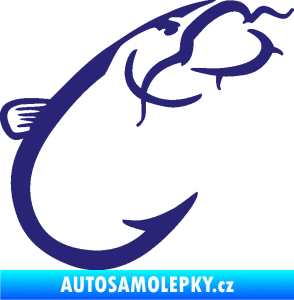 Samolepka Sumec 003 pravá střední modrá