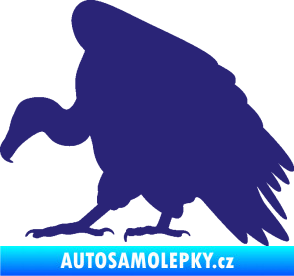 Samolepka Sup 001 levá střední modrá