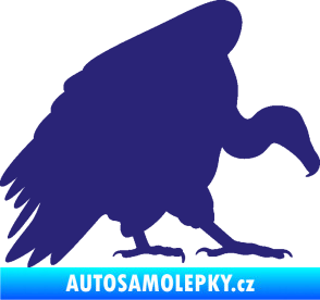 Samolepka Sup 001 pravá střední modrá