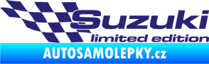 Samolepka Suzuki limited edition levá střední modrá
