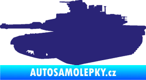 Samolepka Tank 002 levá M1 Abrams střední modrá