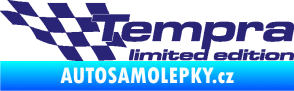 Samolepka Tempra limited edition levá střední modrá
